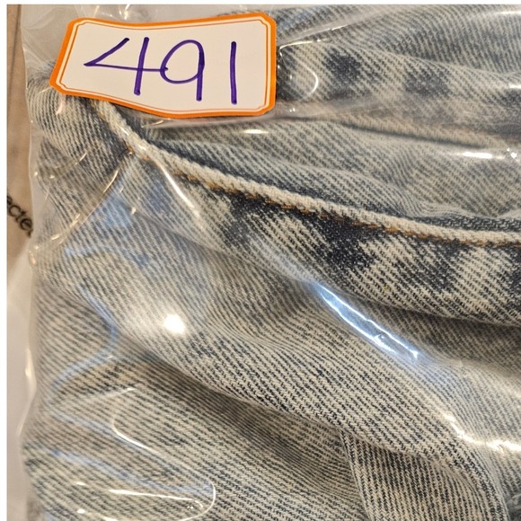 Blu Ivy Women Sz S Acid Wash Distressed Ripped Straight Leg Jeans #491 - Picture 8 of 9